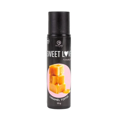 Żel jadalny do masażu - Secret Play, Karmelowe Toffi, 60 ml, 100% jadalny