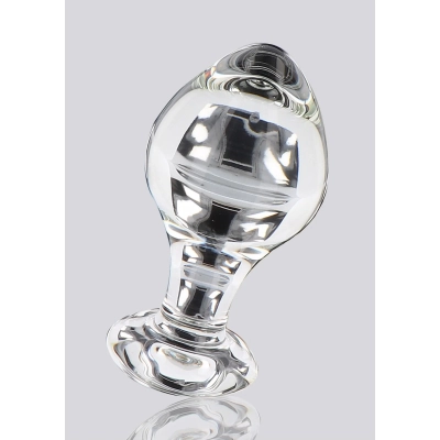 Plug analny TOYJOY GLASS WORXX szklany, wodoodporny, 9 cm długości Plug analny TOYJOY GLASS WORXX szklany, wodoodporny, 9 cm długości