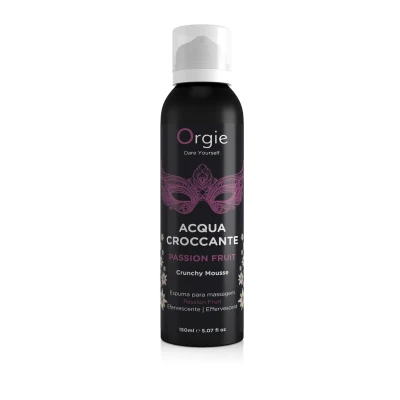 Mousse do masażu Acqua Croccante Orgie, Marakuja, 150 ml, nawilżający i musujący
