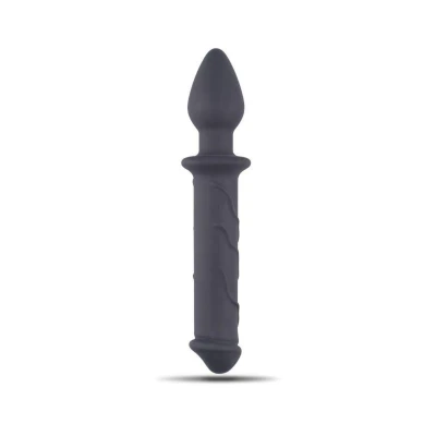 Dildo realistyczne Toyz4Lovers z korek analnym, silikonowe, hipoalergiczne