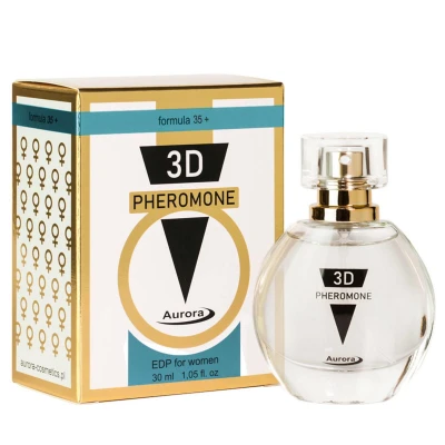 Feromony - 3D Pheromone, dla kobiet 35+, woda perfumowana 30 ml, elegancki zapach.