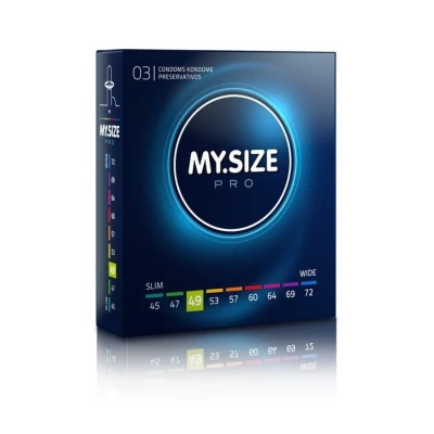 Prezerwatywy MY.SIZE PRO 49 mm - Cienkie, Bezpieczeństwo, Idealne Dopasowanie