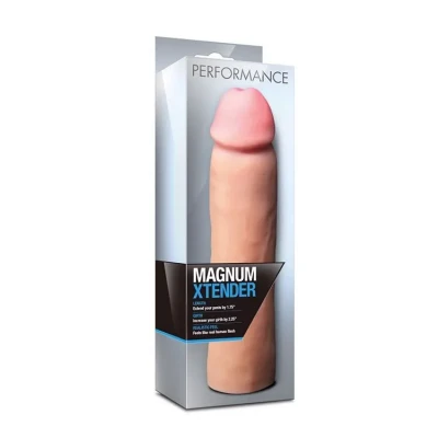 Rozciągający się przedłużacz do penisa PERFORMANCE MAGNUM, materiał TPE, długość 5 cm