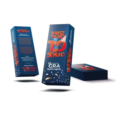 Gra towarzyska "Gra Masz Tylko 10 Sekund" - 120 kart, klepsydra 10 sekundy, na imprezę