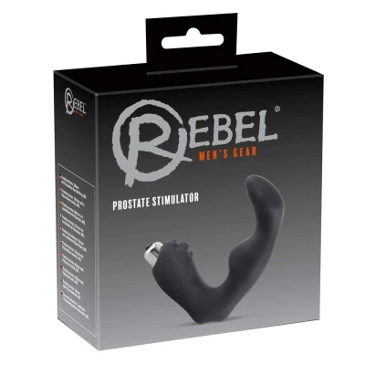 Stymulator prostaty Rebel - silikon, długość 12 cm, wibracje, zdejmowane jajko