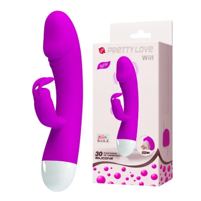 Stymulator łechtaczki PRETTY LOVE - WILL, silikon, 30 funkcji wibracji, 18 cm