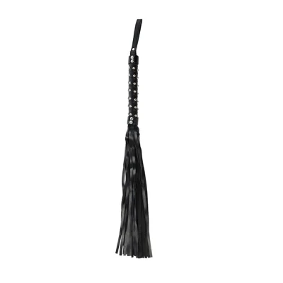 Flogger skórzany PU - 65 cm, elegancki, trwały, wolny od niklu