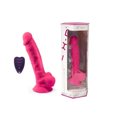 Wibrator realistyczny Silexd Model 1, 8", 10 trybów wibracji, wodoodporny IPX7