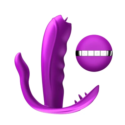 Wibrator na miejsce intymne „Stymulator Ciepły” - Silikon, 7 Funkcji, Pilot