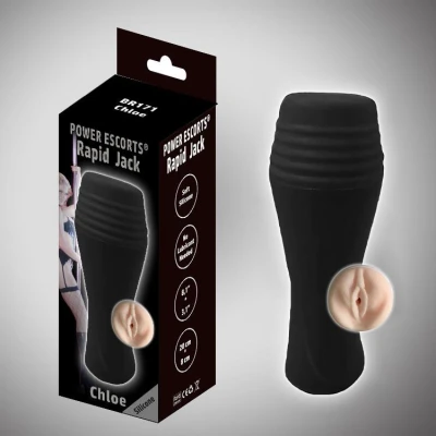Masturbator - Power Escorts Rapid Jack Chloe, 20 cm, średnica 8 cm, twarde etui