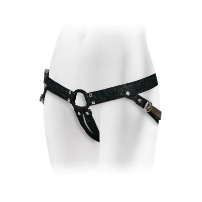 Uprząż do strap-onów - Elastyczny silikon, średnica pierścienia 4 cm, uniwersalna