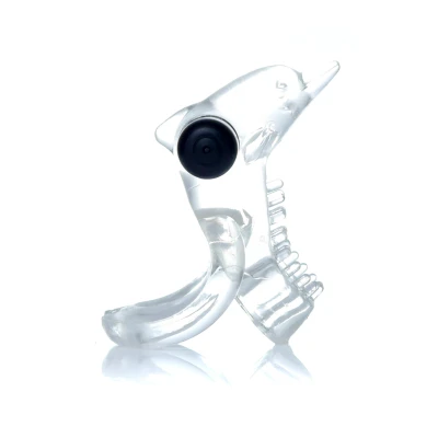 Pierścień wibracyjny Dolphin Vibro, elastyczny, stymulujący, 9 cm