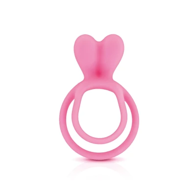 Podwójny pierścień erekcyjny Glamy, średnica 30 mm, z wypustką stymulującą