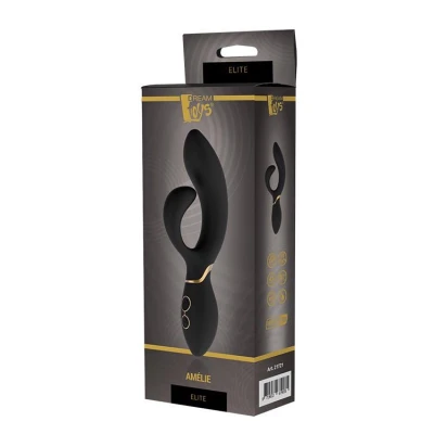 Wibrator z kolekcji Elite Dream Toys, wodoodporny, 7 wzorców wibracji, 2 silniki