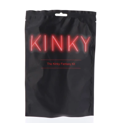 Zestaw akcesoriów BDSM – Kinky Fantasy Kit, stal nierdzewna, 100% nylon, wibracje