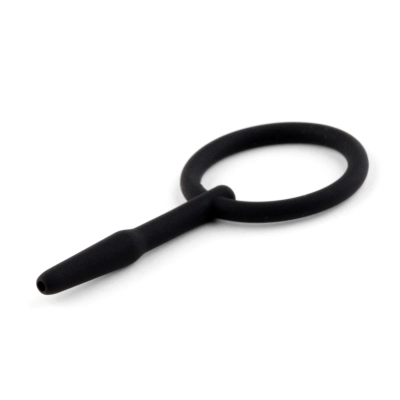 Penis plug silikonowy – Seria No.02, kanał wewnętrzny, długość 8,5 cm, smukły