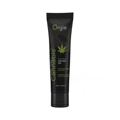 Żel intymny ORGIE Cannabis LubeTube 100 ml, na bazie wody, ultra poślizgowy, nawilżający