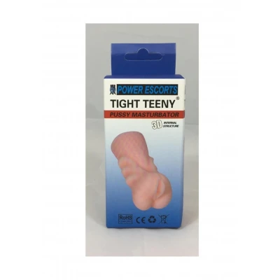 Masturbator TIGHT TEENY br07, 12 cm, super gładki, miękki, lekki (150 g)