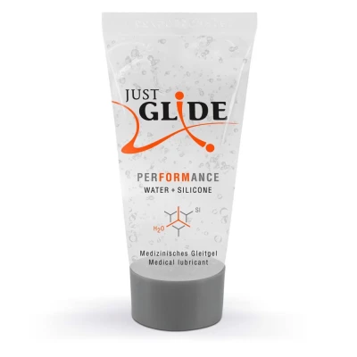 Lube medyczny Just Glide Performance 20 ml – na bazie wody, wegański, bez smaku