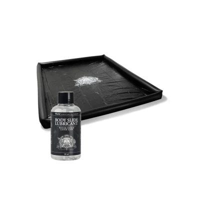 Masażer Body Slide z lubrykantem 80 ml, odosobnione boki, łatwe czyszczenie.