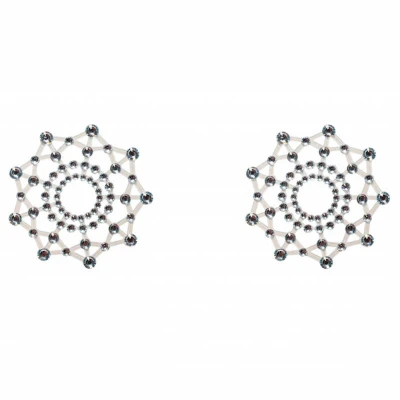 Naklejki na ciało Rowland Burlesque, samoprzylepne, wielokrotnego użytku, biały 42-48