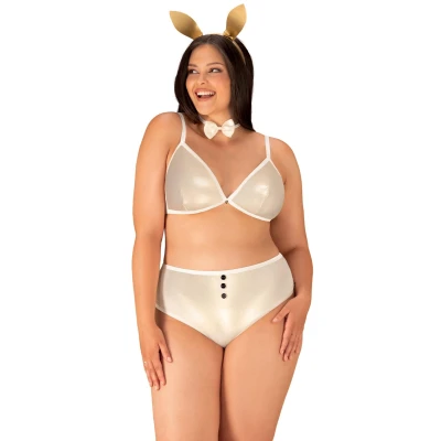 Kostium kąpielowy Neo Goldes 2XL/3XL, trójkątne miseczki, wysoki stan, z dodatkami