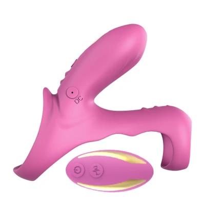 Pierścień wibracyjny Ranger wine red, wodoodporny, 9 trybów wibracji, z pilotem