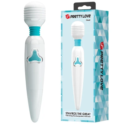 Masażer wibracyjny, Cloud, 7 funkcji, Silikon ABS, długość 25 cm, średnica 4,5 cm