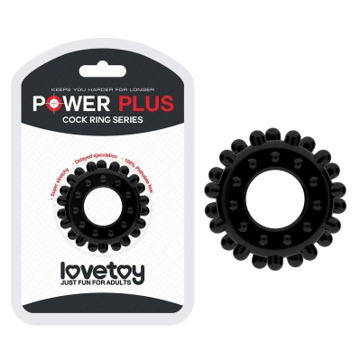 Pierścień erekcyjny POWER PLUS, TPE, średnica 0,8-1,6 cm, bez lateksu i ftalanów