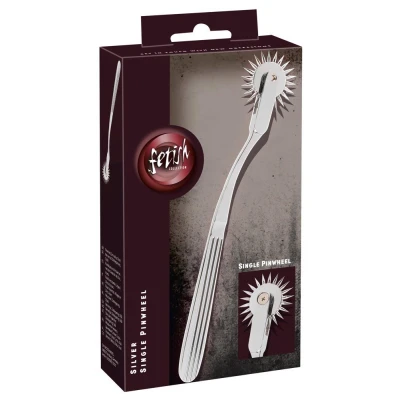 Koło kolcowe Fetish - stalowe, 18,5 cm długości, intensywna stymulacja