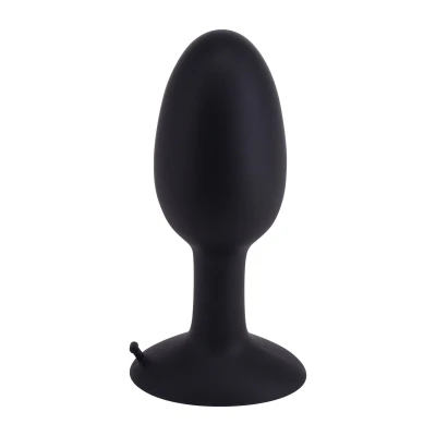 Korek analny duży Black, silikonowy, Ø 4 cm, długość 11.8 cm, wodoodporny