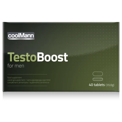 Suplement diety CoolMann Testoboost - Tribulus Terrestris, wsparcie libido, zdrowie prostaty