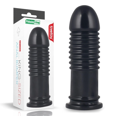 Zestaw do stymulacji analnej LoveToy - 8" długości, PVC, średnica 6,6 cm