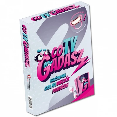 Gra na Wieczór Panieński - CO TY GADASZ! - 180 kart, klepsydra, dla 5 graczy