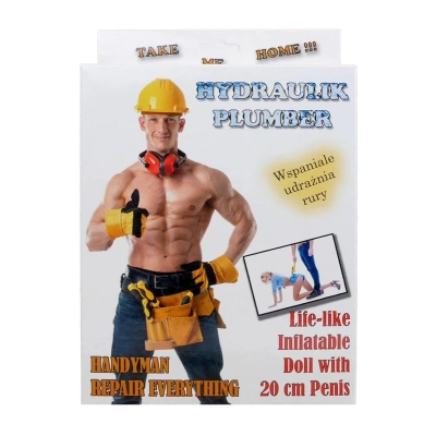 Lalka hydraulik - męska lalka miłości 160 cm, realistyczny tors, nadmuchiwane ciało