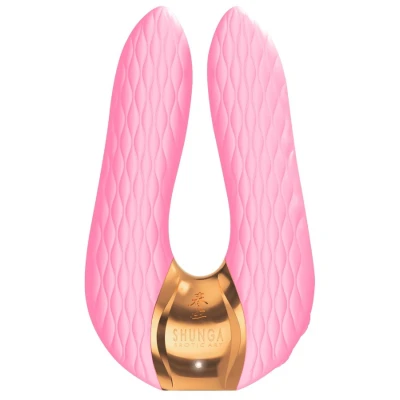 Podwójny wibrator erotyczny Aiko - silikon, 10 trybów wibracji, wodoodporny