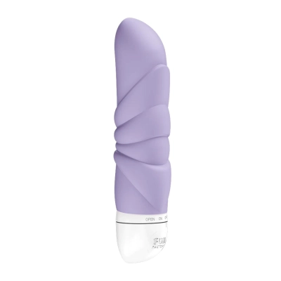 Wibrator łechtaczkowy Jam Lavender – 12 cm, bateryjny, teksturowany