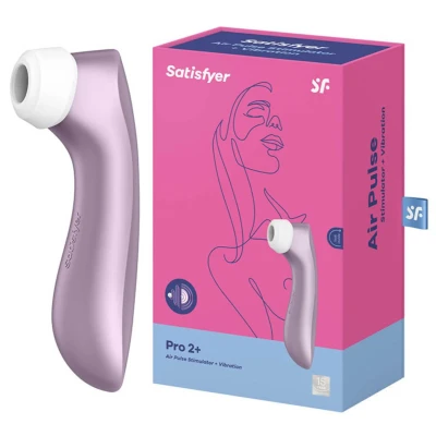Masażer Łechtaczki Satisfyer Pro 2+ | 16,5 cm | 11 Trybów Intensywności Fioletowy