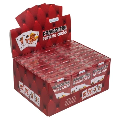 Karty do gry Kamasutra, 24 zestawy, kolorowe, klasyczne na papierze, w opakowaniu gift box