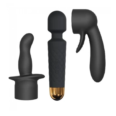 Masażer intymny Marc Dorcel Kit Wanderful, 8 prędkości, silikon, odporny na zachlapania