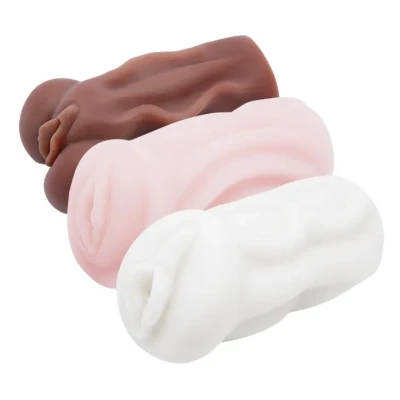 Masturbator wibrujący BAILE, kompaktowy, realistyczny, wielokolorowy