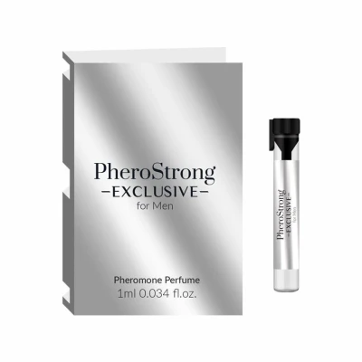Feromony dla mężczyzn PheroStrong Exclusive 1 ml, przyciągająca woń i dar zmysłów