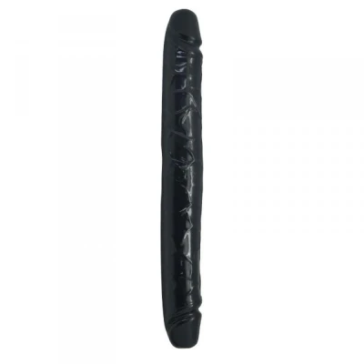 Dildo z podwójnym końcem Toyz4Lovers, materiał TPE, długość 33 cm, średnica 4 cm