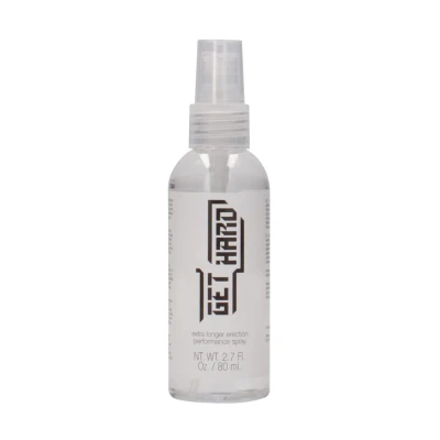 Spray stymulujący Get Hard - 80 ml, wydłuża erekcję, działa miejscowo, 15 minut czasy działania