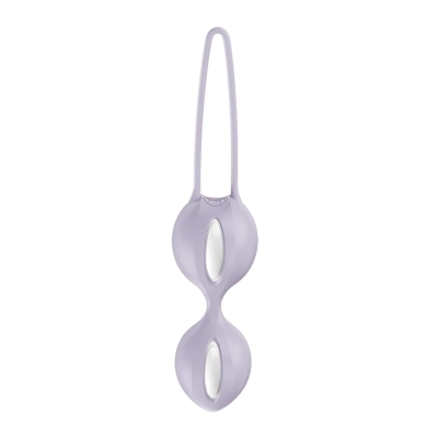 Trenażer mięśni dna miednicy SMARTBALLS DUO – 10 cm, 2 kulki, lawendowy