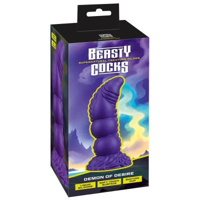 Dildo Beasty Cocks, silikon, długość 22,5 cm, szerokość 6,3 cm, z przyssawką