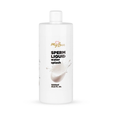 Lubrykant wodny – MyLove Sperm Liquid Water Splash, objętość 1000 ml, efekt realistyczny