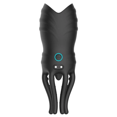 Masażer do ciała Octopus, medyczny silikon, 10 trybów wibracji, wodoodporny