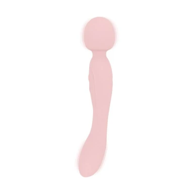 Wibrator typu wand Simi - 24,4 cm, 10 trybów wibracji, silikon medyczny, różowy