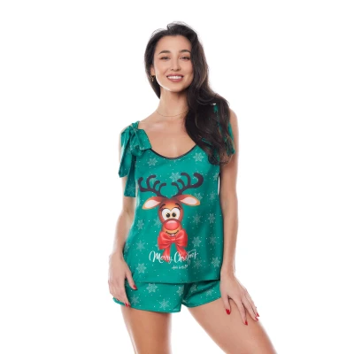 Bielizna damska ASTER, zielona, rozmiar S/M, wygodna i elegancka na co dzień